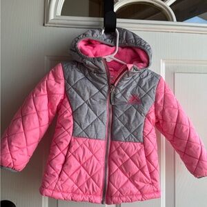 ZeroXposur Pink and Gray Quilted Jacket 18m